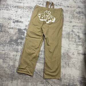 Authentic Bape 2000’s Sleeping Baby Milo Chino Pants 32